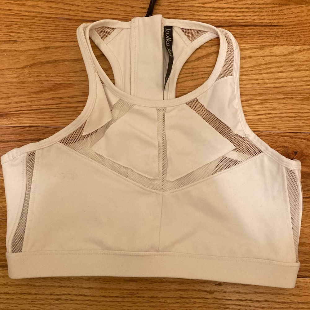 White workout top